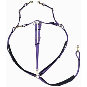 Collier de chasse pour cheval T de T Violet - Publicité Collier de chasse pour cheval T de T Violet - Publicité