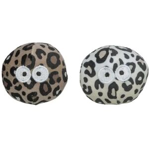 Jouet peluche pour chat balle avec yeux Trixie (x2) Beige - Publicité Jouet peluche pour chat balle avec yeux Trixie (x2) Beige - Publicité