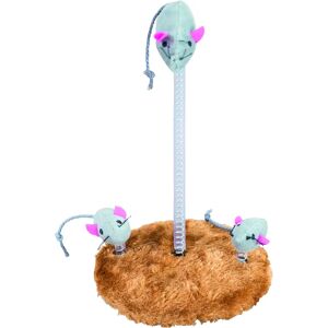 Jouet pour chat souris sur ressort spiral, en peluche, catnip Trixie Gris - Publicité Jouet pour chat souris sur ressort spiral, en peluche, catnip Trixie Gris - Publicité