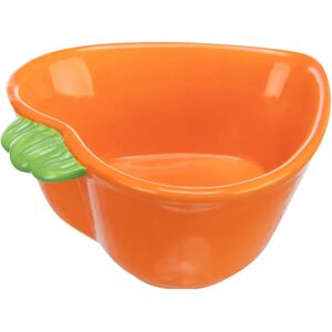 Gamelle en Céramique Carotte pour Petits Animaux - 180ml - Publicité Gamelle en Céramique Carotte pour Petits Animaux - 180ml - Publicité