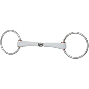 Mors simple pour cheval avec anneau Beris Gris - Publicité Mors simple pour cheval avec anneau Beris Gris - Publicité