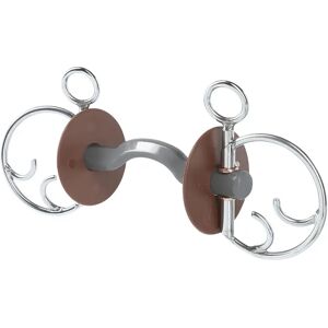 Mors baucher pour cheval avec passage de langue, dur Beris Konnex Gris - Publicité Mors baucher pour cheval avec passage de langue, dur Beris Konnex Gris - Publicité