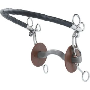 Mors tandem pour cheval US avec canon à passage de langue, doux Beris Konnex Gris - Publicité Mors tandem pour cheval US avec canon à passage de langue, doux Beris Konnex Gris - Publicité