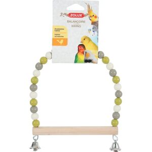Jouet pour Oiseaux ZOLUX avec Perles et Perchoir en Bois - Publicité Jouet pour Oiseaux ZOLUX avec Perles et Perchoir en Bois - Publicité
