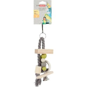 Jouet en Bois Banjo Zolux pour Perroquets - Adapté aux cages Arabesque - Publicité Jouet en Bois Banjo Zolux pour Perroquets - Adapté aux cages Arabesque - Publicité