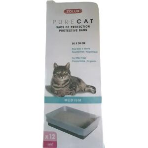 Sacs bac de protection pour chat Zolux (x12) Blanc - Publicité Sacs bac de protection pour chat Zolux (x12) Blanc - Publicité