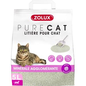 Zolux PURECAT Litière agglomérante parfumée 5 L - Publicité Zolux PURECAT Litière agglomérante parfumée 5 L - Publicité