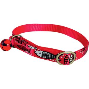 Collier nylon pour chat Zolux Sardine Rouge - Publicité Collier nylon pour chat Zolux Sardine Rouge - Publicité