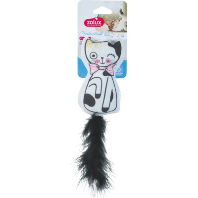 Jouet pour chat à plume fraise Zolux Blanc - Publicité Jouet pour chat à plume fraise Zolux Blanc - Publicité