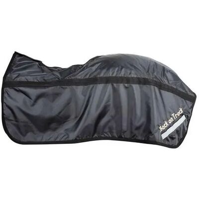 Couvre rein imperméable long Back on Track Noir - Publicité Couvre rein imperméable long Back on Track Noir - Publicité