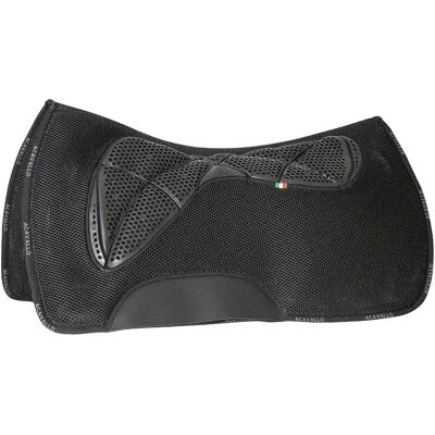 Tapis de western pour cheval Acavallo 3D Spacer & Memory Foam & Ac Grip Noir - Publicité Tapis de western pour cheval Acavallo 3D Spacer & Memory Foam & Ac Grip Noir - Publicité