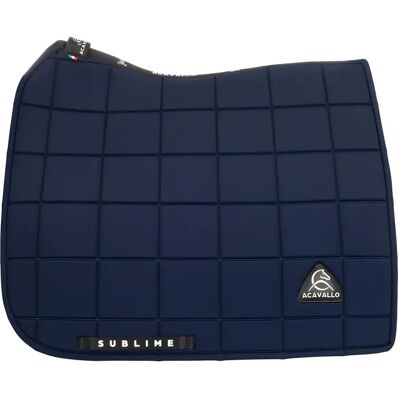 Tapis de dressage pour cheval Carré Acavallo Bleu - Publicité Tapis de dressage pour cheval Carré Acavallo Bleu - Publicité