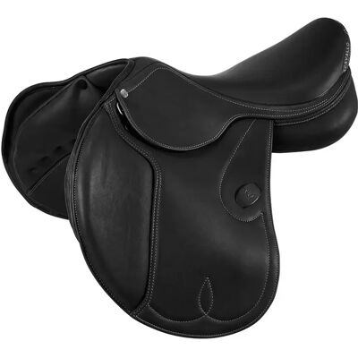 Selle d'obstacle pour cheval Acavallo Flocked Panels Noir - Publicité Selle d'obstacle pour cheval Acavallo Flocked Panels Noir - Publicité