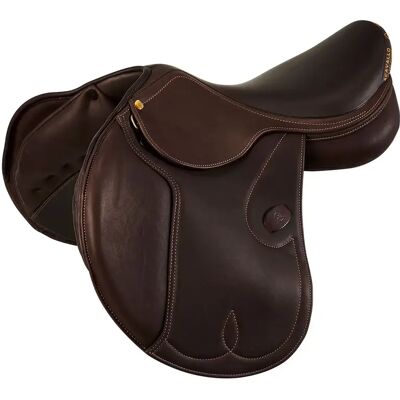 Selle d'obstacle pour cheval Acavallo Flocked Panels Marron - Publicité Selle d'obstacle pour cheval Acavallo Flocked Panels Marron - Publicité