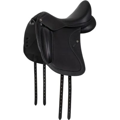 Selle de dressage pour cheval Acavallo Armonia Carbon-Kevlar Tree Noir - Publicité Selle de dressage pour cheval Acavallo Armonia Carbon-Kevlar Tree Noir - Publicité