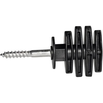Isolateur enrouleur avec support de 37 mm Ako Allgäu (x25) Noir - Publicité Isolateur enrouleur avec support de 37 mm Ako Allgäu (x25) Noir - Publicité