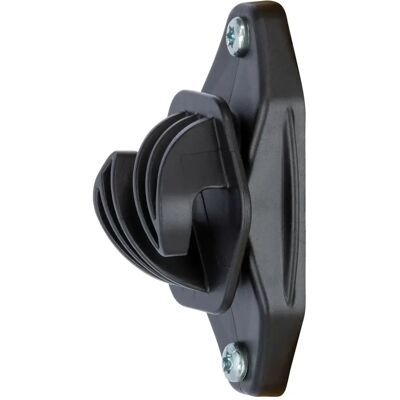 Isolateurs cordelette jusqu'à 8 mm Ako EuroCord (x20) Noir - Publicité Isolateurs cordelette jusqu'à 8 mm Ako EuroCord (x20) Noir - Publicité