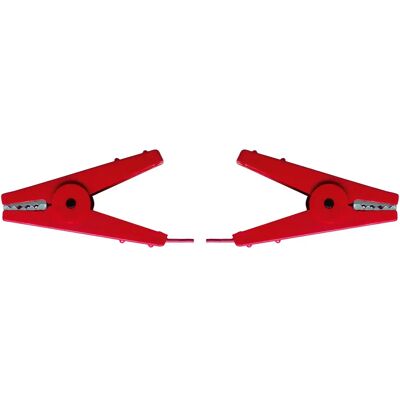 Câble de connexion interfils double avec 2 pinces croco pour clôture électrique Ako Rouge - Publicité Câble de connexion interfils double avec 2 pinces croco pour clôture électrique Ako Rouge - Publicité
