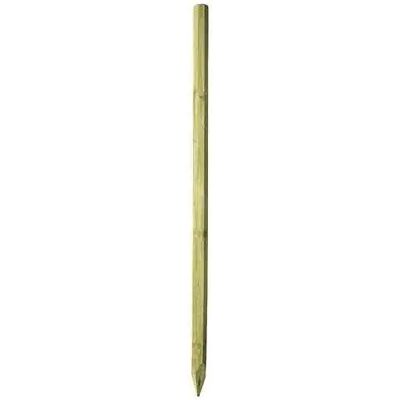 Piquet cloture de ligne Ako Octo Wood Beige - Publicité Piquet cloture de ligne Ako Octo Wood Beige - Publicité