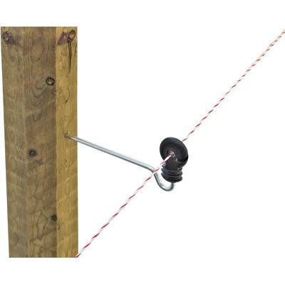 Isolateur écarteur annulaire avec support de 22 cm Ako (x15) Noir - Publicité Isolateur écarteur annulaire avec support de 22 cm Ako (x15) Noir - Publicité