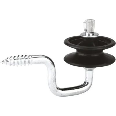 Isolateurs d’angle pour fil et cordelette avec support zingué 7 mm Ako (x25) Noir - Publicité Isolateurs d’angle pour fil et cordelette avec support zingué 7 mm Ako (x25) Noir - Publicité