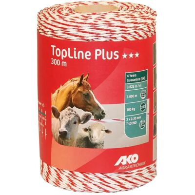 Cordon pour clôture Ako Top Line Plus Blanc - Publicité Cordon pour clôture Ako Top Line Plus Blanc - Publicité