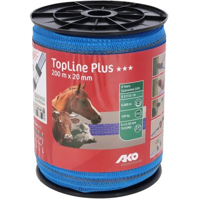 Ruban de clôture Ako TopLine plus Bleu - Publicité Ruban de clôture Ako TopLine plus Bleu - Publicité