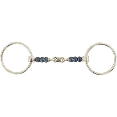 Mors double brisures pour cheval BR Equitation Sweet Iron Cherry Roller Argenté - Publicité Mors double brisures pour cheval BR Equitation Sweet Iron Cherry Roller Argenté - Publicité