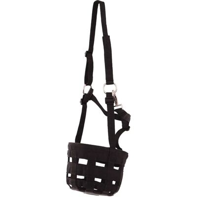 Muselière pour cheval amovible BR Equitation Noir - Publicité Muselière pour cheval amovible BR Equitation Noir - Publicité