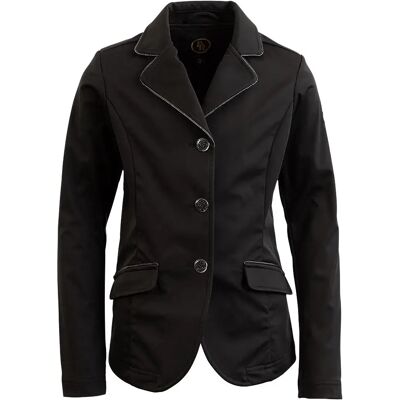 Veste de concours enfant BR Equitation Ostrava Noir - Publicité Veste de concours enfant BR Equitation Ostrava Noir - Publicité
