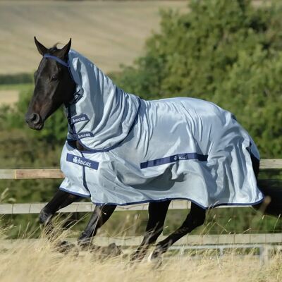 Bavette ventrale pour couverture pour cheval Bucas Buzz-Off & Neck Bleu - Publicité Bavette ventrale pour couverture pour cheval Bucas Buzz-Off & Neck Bleu - Publicité