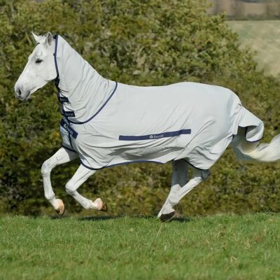Couverture d'extérieur pour cheval Bucas Sweet-itch Gris - Publicité Couverture d'extérieur pour cheval Bucas Sweet-itch Gris - Publicité
