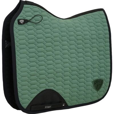 Tapis de dressage pour cheval Catago FIR-Tech Grand Vert - Publicité Tapis de dressage pour cheval Catago FIR-Tech Grand Vert - Publicité