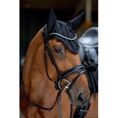 Bonnet pour cheval court avec oreilles silencieuses Catago FIR-Tech Noir - Publicité Bonnet pour cheval court avec oreilles silencieuses Catago FIR-Tech Noir - Publicité