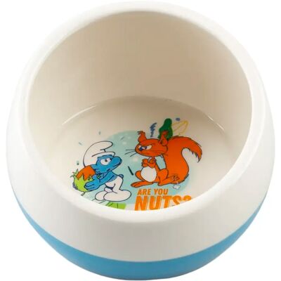 Duvo+ Bol pour Animaux Schtroumpfs - 100 ml Blanc - Publicité Duvo+ Bol pour Animaux Schtroumpfs - 100 ml Blanc - Publicité