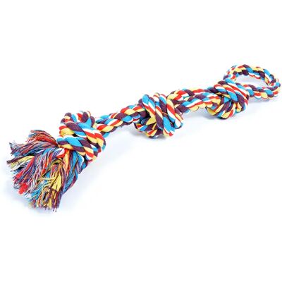 Corde pour chien avec noeud Duvoplus Multicolore - Publicité Corde pour chien avec noeud Duvoplus Multicolore - Publicité