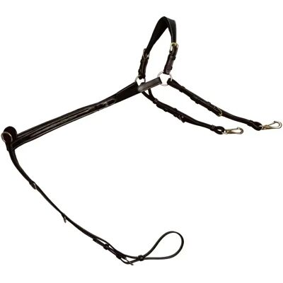 Dyon Collier de chasse pour cheval à pont Dy'on Noir - Publicité Dyon Collier de chasse pour cheval à pont Dy'on Noir - Publicité