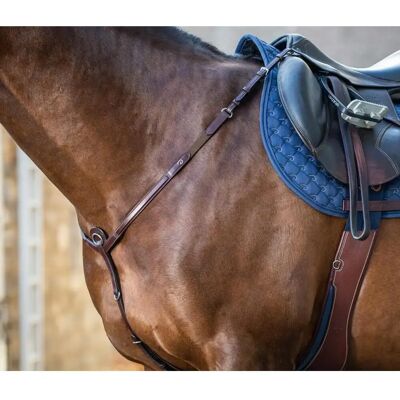 Dyon Collier de chasse pour cheval Dy'on Marron - Publicité Dyon Collier de chasse pour cheval Dy'on Marron - Publicité