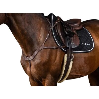 Dyon Collier de chasse pour cheval anatomique Dy'on Marron - Publicité Dyon Collier de chasse pour cheval anatomique Dy'on Marron - Publicité