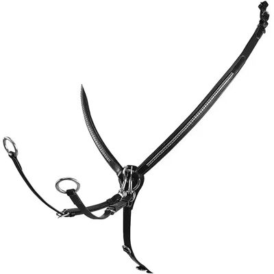 Collier de chasse pour cheval Equestro Clincher NP Noir - Publicité Collier de chasse pour cheval Equestro Clincher NP Noir - Publicité