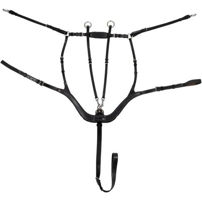 Collier de chasse pour cheval Equestro Anatomic Noir - Publicité Collier de chasse pour cheval Equestro Anatomic Noir - Publicité