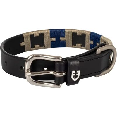 Collier pour chien avec motif géométrique Equestro Polo H Noir - Publicité Collier pour chien avec motif géométrique Equestro Polo H Noir - Publicité