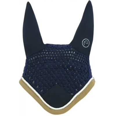 Bonnet anti-mouches pour cheval Equithème Polyfun Bleu - Publicité Bonnet anti-mouches pour cheval Equithème Polyfun Bleu - Publicité