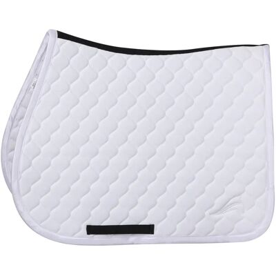 Tapis de dressage pour cheval Euro-Star Coco GP Blanc - Publicité Tapis de dressage pour cheval Euro-Star Coco GP Blanc - Publicité