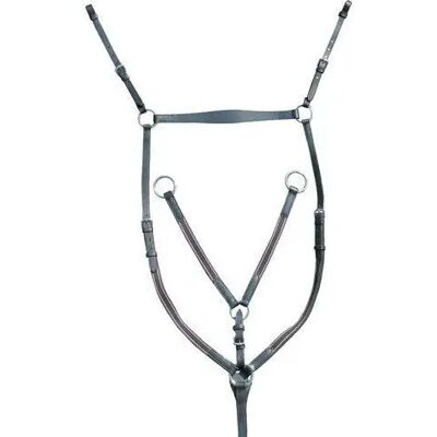 Collier de chasse pour cheval HKM Noir - Publicité Collier de chasse pour cheval HKM Noir - Publicité
