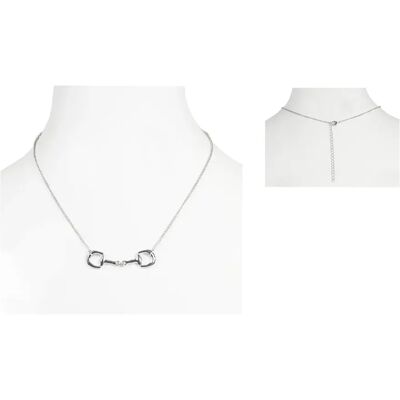 Collier mors HORKA Argenté - Publicité Collier mors HORKA Argenté - Publicité