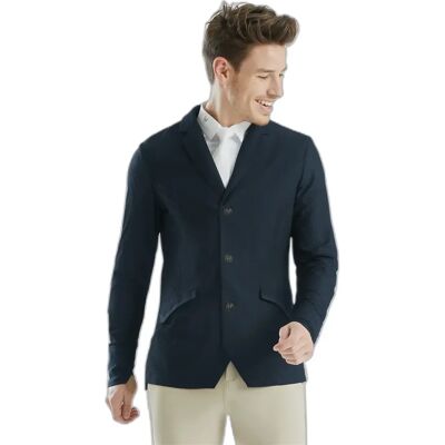 Veste de concours d'équitation Horse Pilot Aeromesh Bleu - Publicité Veste de concours d'équitation Horse Pilot Aeromesh Bleu - Publicité