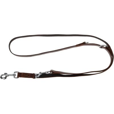 Laisse pour chien en cuir Kerbl Vegas - Réglable, Marron, 200cm - Publicité Laisse pour chien en cuir Kerbl Vegas - Réglable, Marron, 200cm - Publicité