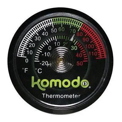 Thermomètre Analogique - Komodo - pour Terrarium - Publicité Thermomètre Analogique - Komodo - pour Terrarium - Publicité