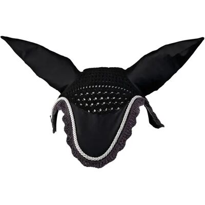 Bonnet anti-mouches pour cheval Lami-Cell Elegance Noir - Publicité Bonnet anti-mouches pour cheval Lami-Cell Elegance Noir - Publicité